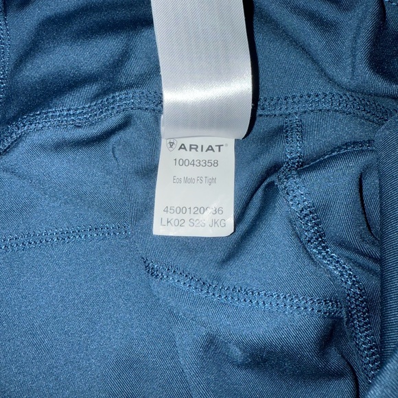 Ariat NWOT Blue Eos Moto Full Seat Tight - Picture 13 of 13